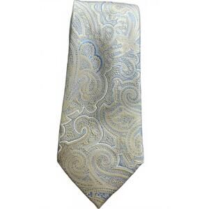 Tasso Ella Men's Paisley Pattern Silk Tie